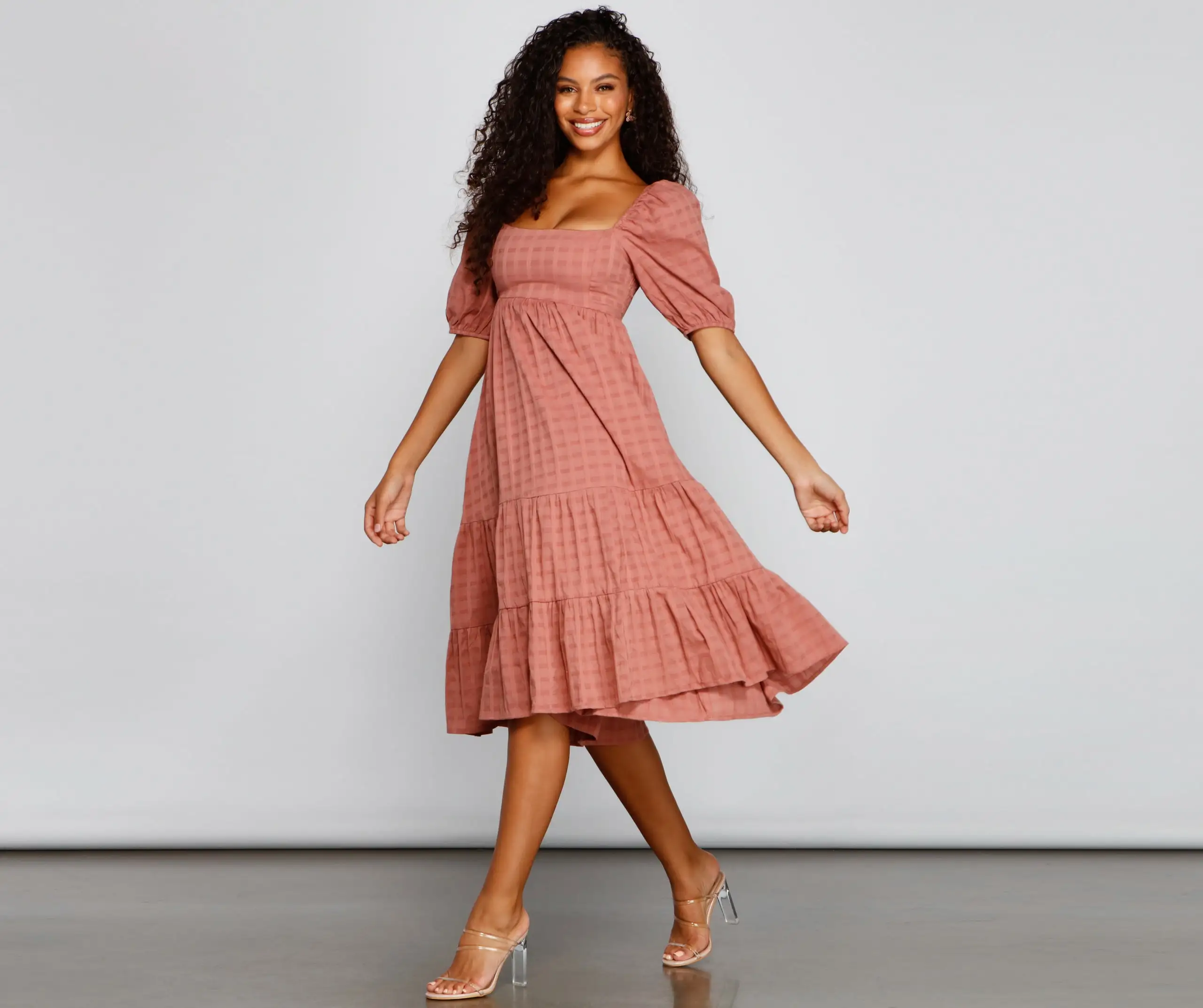 Windsor. Sweet Beauty A-Line Midi Dress 3 Windsor. Sweet Beauty A-Line Midi Dress