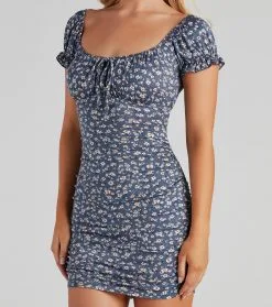 Windsor. Sweet Charmer Floral Mini Dress -Formal Dresses Online Shop 05102 4341 4