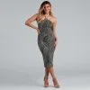 Windsor. Trendy-Chic Style Halter Midi Dress -Formal Dresses Online Shop 05102 4411 1