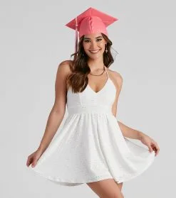 Windsor. Brunch Vibes Eyelet Skater Dress 9 Windsor. Brunch Vibes Eyelet Skater Dress -Formal Dresses Online Shop 05102 4420 2