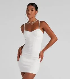 Windsor. Babe Next Door Denim Mini Dress