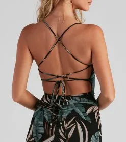 Windsor. Lush Paradise Lace-Up Mini Dress -Formal Dresses Online Shop 05102 4516 4