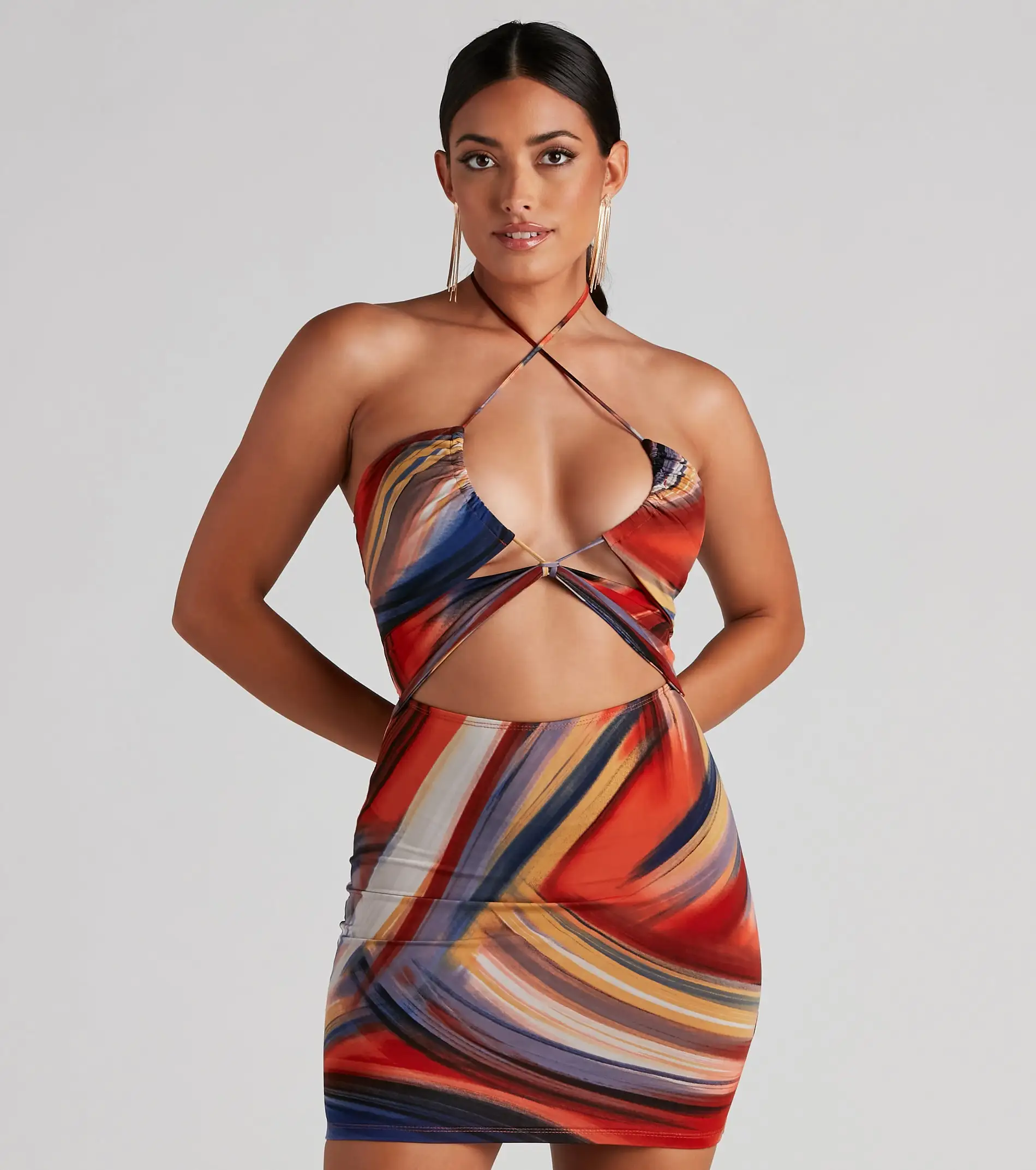 Windsor. Good Times Marble Halter Dress 4 Windsor. Good Times Marble Halter Dress - Image 2