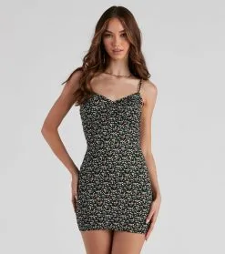 Windsor. Cutest Look Floral Mini Dress -Formal Dresses Online Shop 05102 4613 1