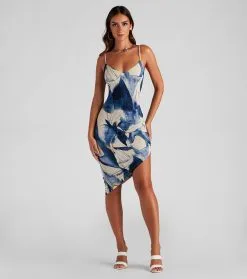 Windsor. Gorgeous Muse Asymmetrical Midi Dress -Formal Dresses Online Shop 05102 4644 3