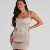 Windsor. Trendy Neutral Tie-Dye Mini Dress -Formal Dresses Online Shop 05102 4690 3