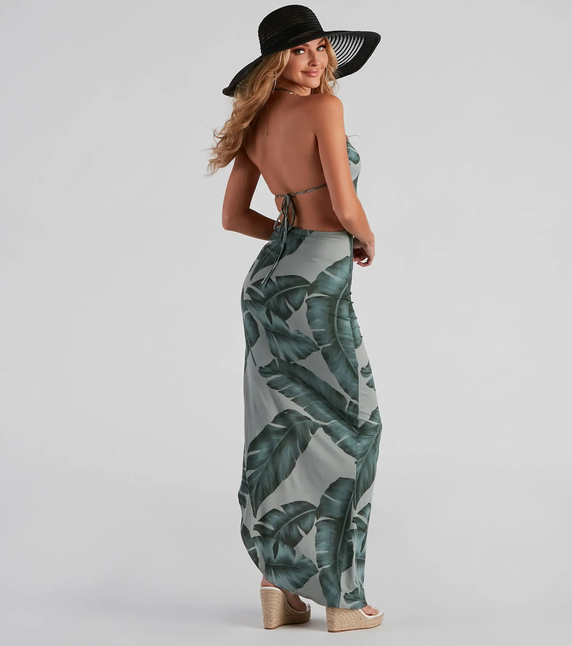 Windsor. Natural Beauty Tropical Maxi Dress 4 Windsor. Natural Beauty Tropical Maxi Dress - Image 2
