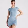 Windsor. Keep It Cool Crew Neck Mini Dress -Formal Dresses Online Shop 05102 4856 1