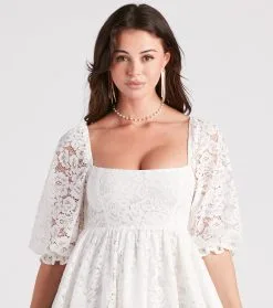 Windsor. Language Of Romance Lace Babydoll Dress -Formal Dresses Online Shop 05102 4973 4