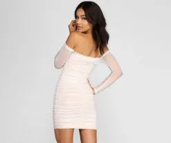 Windsor. Ruffled And Ruched Mini Dress -Formal Dresses Online Shop 05103 0013 4 4eec57c4 84f0 47ac 8964 9f5031edcd58 1