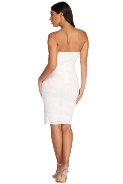 Windsor. Sweet In Lace Midi Dress -Formal Dresses Online Shop 05103 0067 3