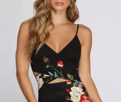 Windsor. Stunner In Floral Mini Dress -Formal Dresses Online Shop 05103 0092 3