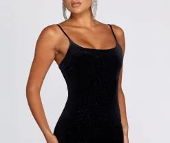 Windsor. Midnight Star Velvet Mini Dress -Formal Dresses Online Shop 05103 0312 4