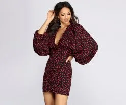 Windsor. A Casual Slay Long Sleeve Mini Dress -Formal Dresses Online Shop 05103 0602 3