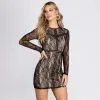 Windsor. Lace Crew Neck Mini Dress -Formal Dresses Online Shop 05103 0649 1