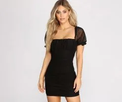 Windsor. Romance In Ruffles Mini Dress -Formal Dresses Online Shop 05103 0750 1