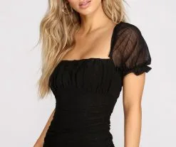 Windsor. Romance In Ruffles Mini Dress -Formal Dresses Online Shop 05103 0750 3