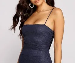 Windsor. Gorgeous In Glitter Mini Dress -Formal Dresses Online Shop 05103 1086 3