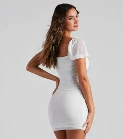 Windsor. Romance In Ruffles Mini Dress -Formal Dresses Online Shop 05103 2305 3