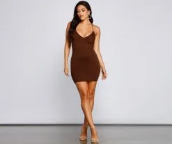 Windsor. Sultry Impression Open Back Mini Dress 8 Windsor. Sultry Impression Open Back Mini Dress -Formal Dresses Online Shop 05103 4016 3