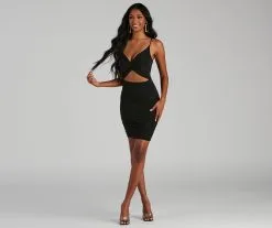 Windsor. Ruched And Ready Cutout Mini Dress -Formal Dresses Online Shop 05103 4225 4