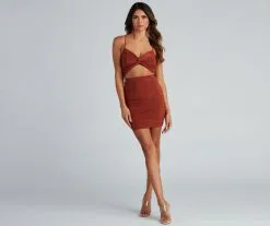 Windsor. Ruched And Ready Cutout Mini Dress -Formal Dresses Online Shop 05103 4231 1 055fbb69 8b11 4768 80e2 8499aac7278b