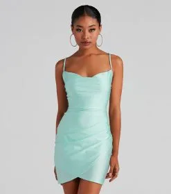 Windsor. All The Right Moves Cowl Neck Mini Dress -Formal Dresses Online Shop 05103 4272 1 d640aa67 a467 4b41 916f 0d35cb34fb4d