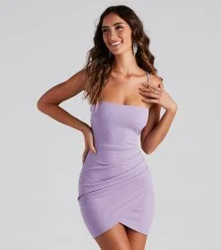 Windsor. See You Again Crepe Wrap Mini Dress 23 Windsor. See You Again Crepe Wrap Mini Dress -Formal Dresses Online Shop 05103 4286 1