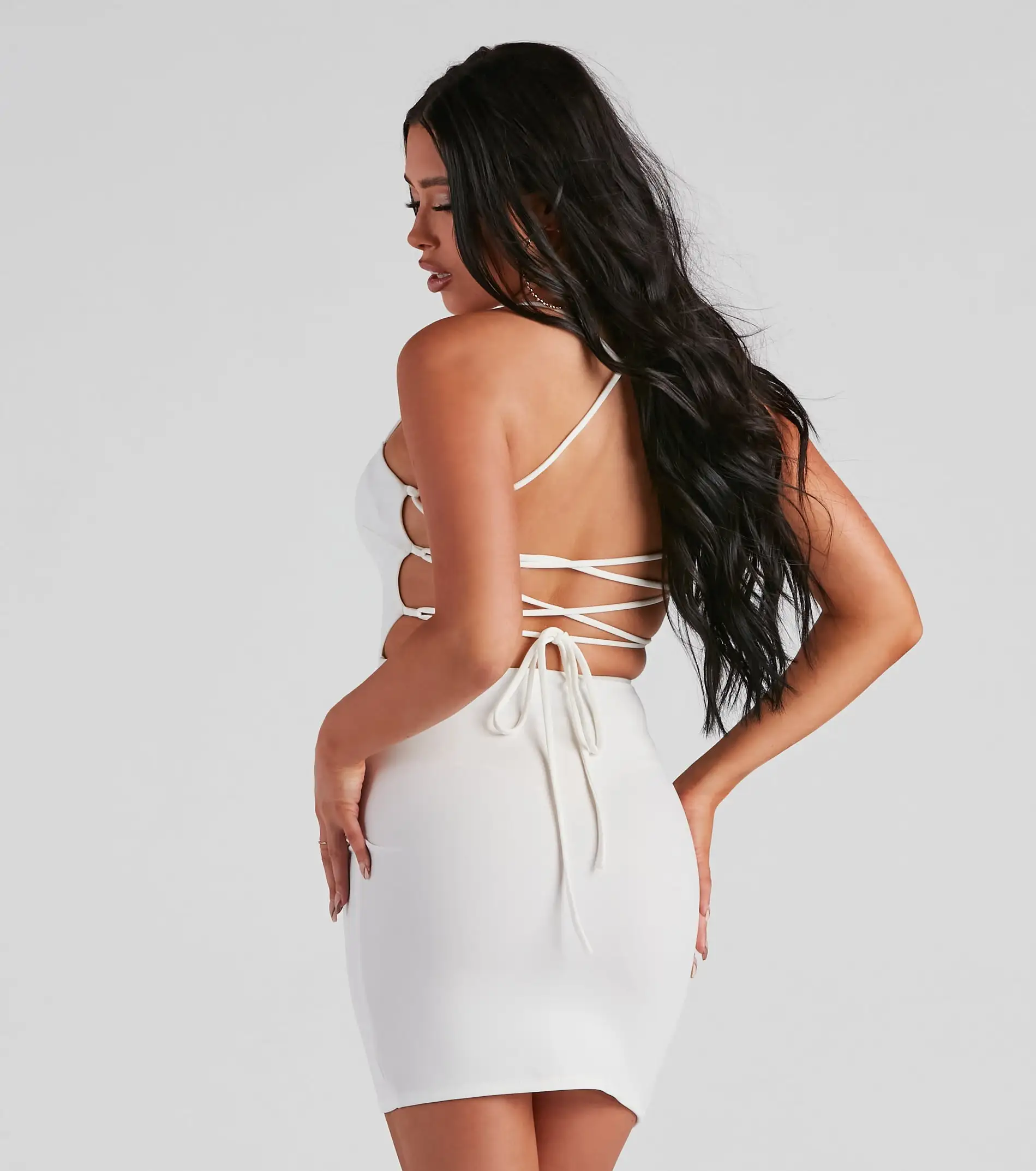 Windsor. See You Again Crepe Wrap Mini Dress 8 Windsor. See You Again Crepe Wrap Mini Dress - Image 6