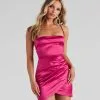 Windsor. Sultry Strappy Back Satin Mini Dress -Formal Dresses Online Shop 05103 4364 3 a9c4b37d 2356 46cf a1e2 cca630856b3c
