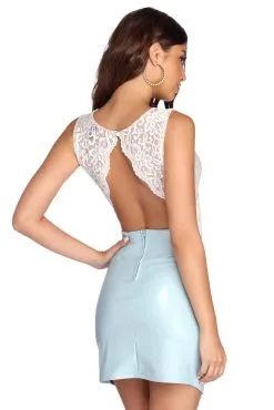 Windsor. Pretty In Lace Bodysuit -Formal Dresses Online Shop 06001 1341 4