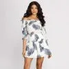 Windsor. Botanical Beauty Off Shoulder Tunic