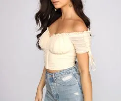 Windsor. Hooked In Ruched Crop Top -Formal Dresses Online Shop 06001 3237 3 47938ff5 2234 4ccc 9680 0a808f16c2b1