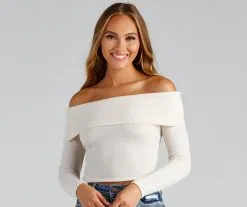 Windsor. Cozy Knit Off-The-Shoulder Top 21 Windsor. Cozy Knit Off-The-Shoulder Top -Formal Dresses Online Shop 06001 3703 4 095c5c1f 36b3 4e17 b785 68d7d4060372