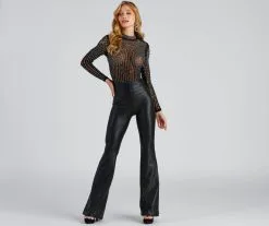 Windsor. Bling The Glamour Mesh Bodysuit