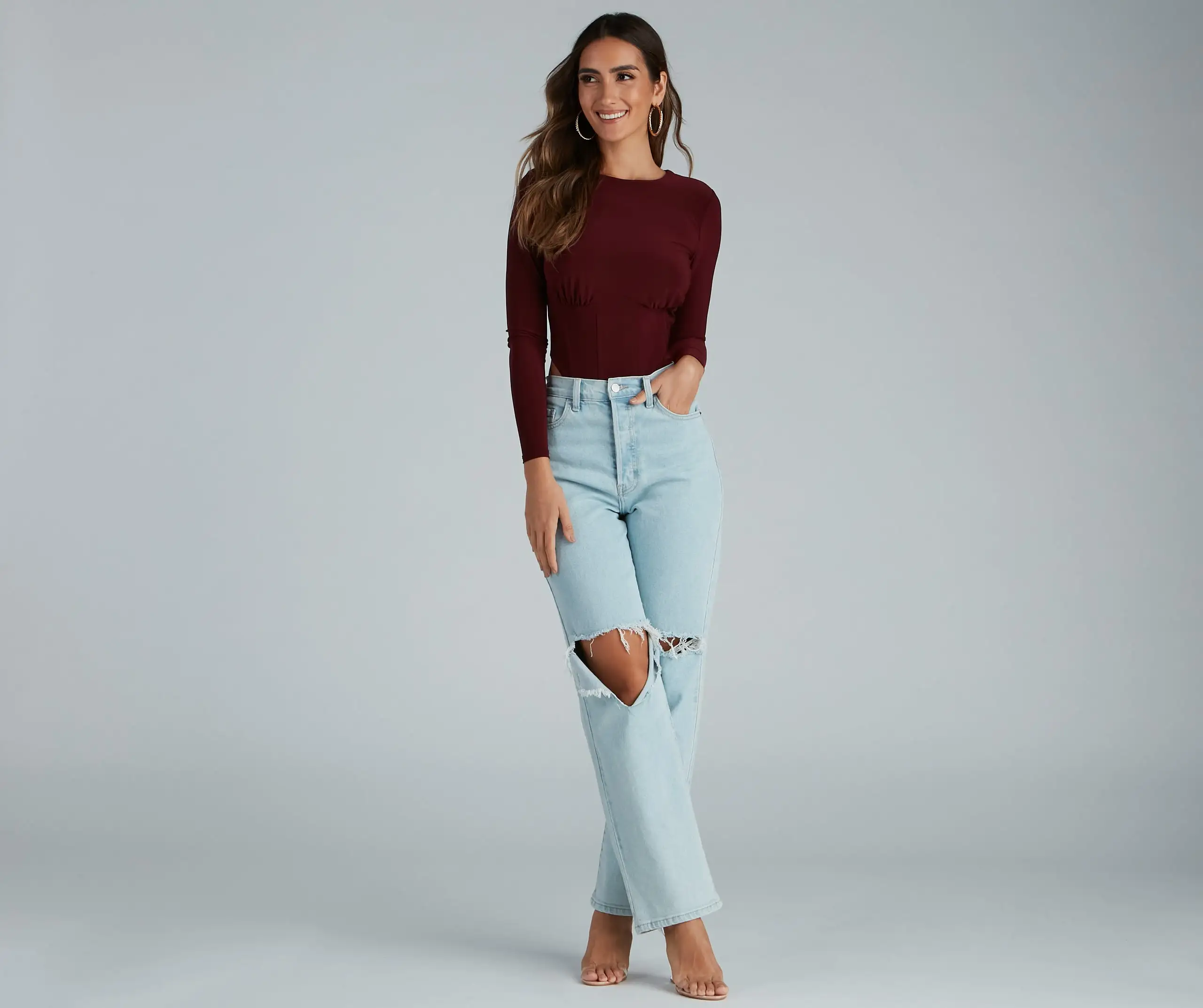 Windsor. Trendsetter Long Sleeve Corset Top 10 Windsor. Trendsetter Long Sleeve Corset Top - Image 8