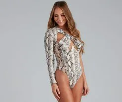 Windsor. Snake It Under Bust Cutout Bodysuit -Formal Dresses Online Shop 06001 3932 4 8d36ee72 42e5 49e7 bd70 dc72c1701bec