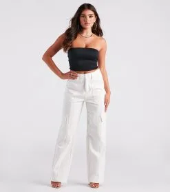 Windsor. Smooth Silhouette Crop Tube Top 31 Windsor. Smooth Silhouette Crop Tube Top -Formal Dresses Online Shop 06002 1615 6