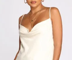 Windsor. Simple Sleek Satin Top