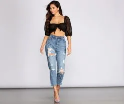 Windsor. Sheer And Stylish Smocked Crop Top -Formal Dresses Online Shop 06003 0757 4 cc75e607 5095 4199 be6a 74ced419ab63