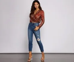 Windsor. Bohemian Beauty Surplice Tie Back Top 9 Windsor. Bohemian Beauty Surplice Tie Back Top -Formal Dresses Online Shop 06003 1083 4