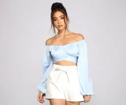 Windsor. Sweet And Flirty Satin Crop Top 48 Windsor. Sweet And Flirty Satin Crop Top -Formal Dresses Online Shop 06003 1207 4 ae713609 dd28 4f8a a9d4 3acd95f1c920