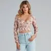 Windsor. Boho Beauty Floral Corset Top