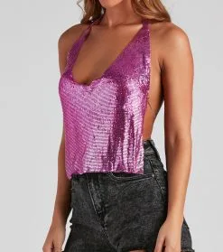 Windsor. You've Got Mail Chain Halter Top -Formal Dresses Online Shop 06003 1733 4