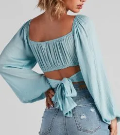 Windsor. Sweet And Flirty Satin Crop Top 53 Windsor. Sweet And Flirty Satin Crop Top -Formal Dresses Online Shop 06003 1942 4