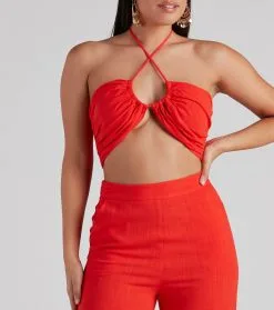 Windsor. Worth It Linen Tube Top -Formal Dresses Online Shop 06003 2167 4