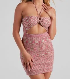 Windsor. Cool Girl Vibes Space Dye Mini Dress -Formal Dresses Online Shop 06005 1400 4