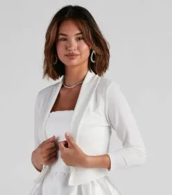 Windsor. Chic And Cropped Blazer 23 Windsor. Chic And Cropped Blazer -Formal Dresses Online Shop 06202 0003 2