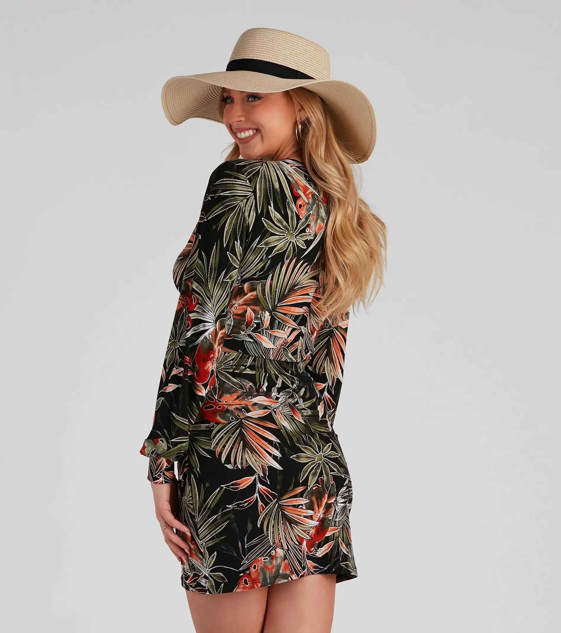 Windsor. Island Tides Tropical Tie-Front Top 4 Windsor. Island Tides Tropical Tie-Front Top - Image 2