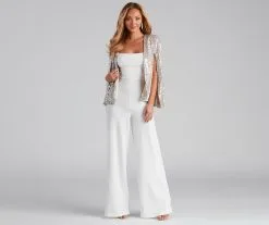 Windsor. Curtain Call Sequin Knit Cape -Formal Dresses Online Shop 06204 1118 4